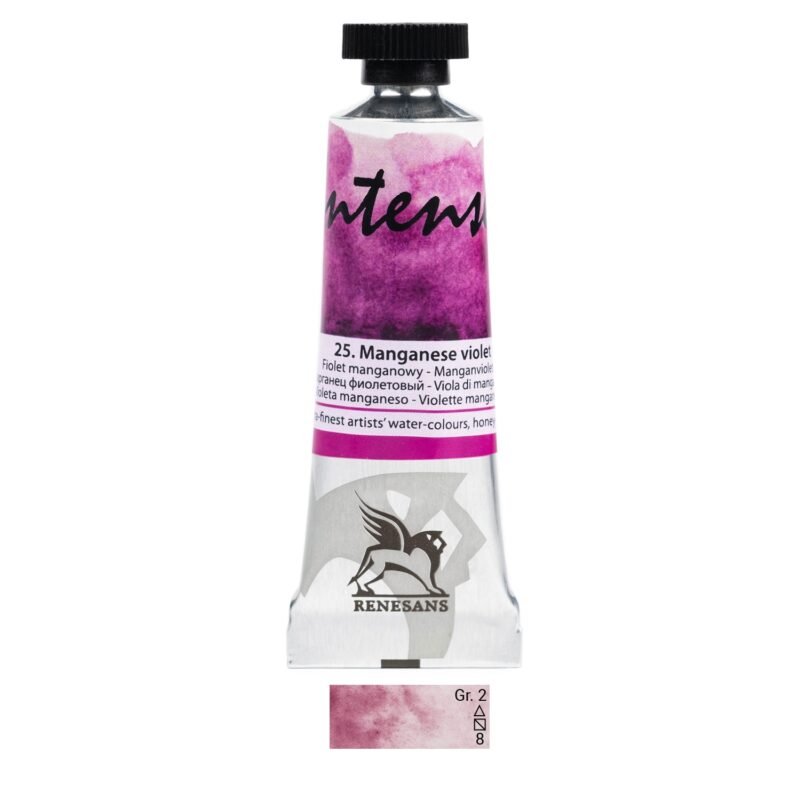 Akvareliniai dažai Renesans Intense Water - Manganese Violet