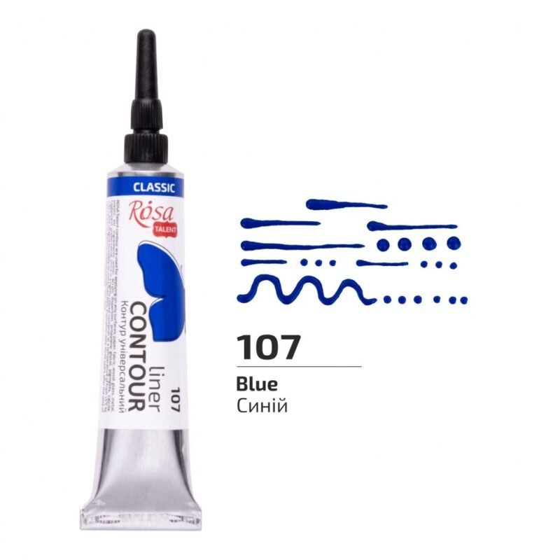 Universalus kontūras Rosa Talent 20ml, mėlynos sp.