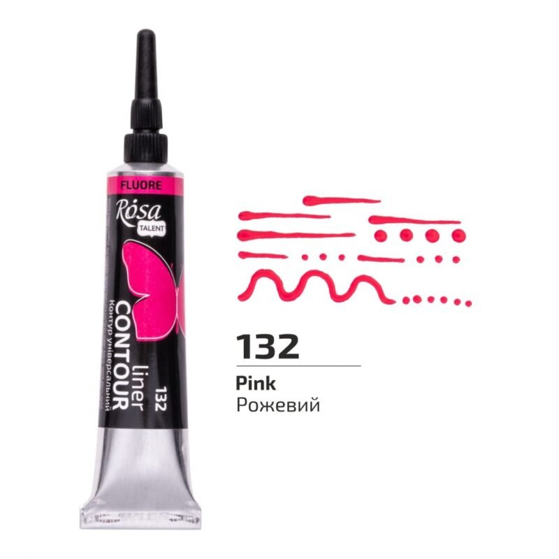 Universalus kontūras Rosa Talent 20ml, fluorescensinės rožinės sp.