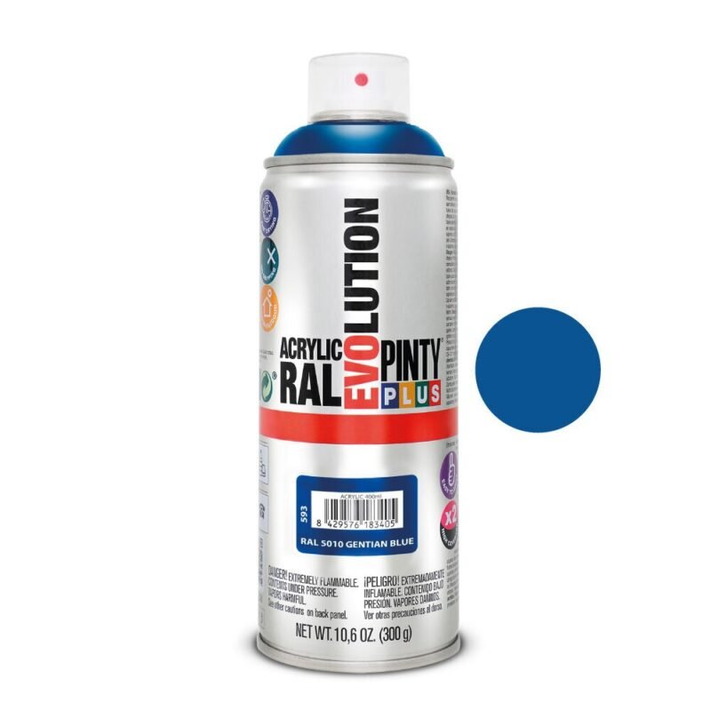 Aerozoliniai dažai Evolution 400ml - 5010 mėlyna sp.