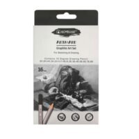 Grafitinių pieštukų rinkinys Acmeliae Artmate 6H-8B 16 vnt