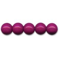 Mediniai karoliukai D10mm - violetinės spalvos 56vnt