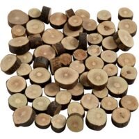 Medžio diskeliai 230g x 5pak (D10-15mm)
