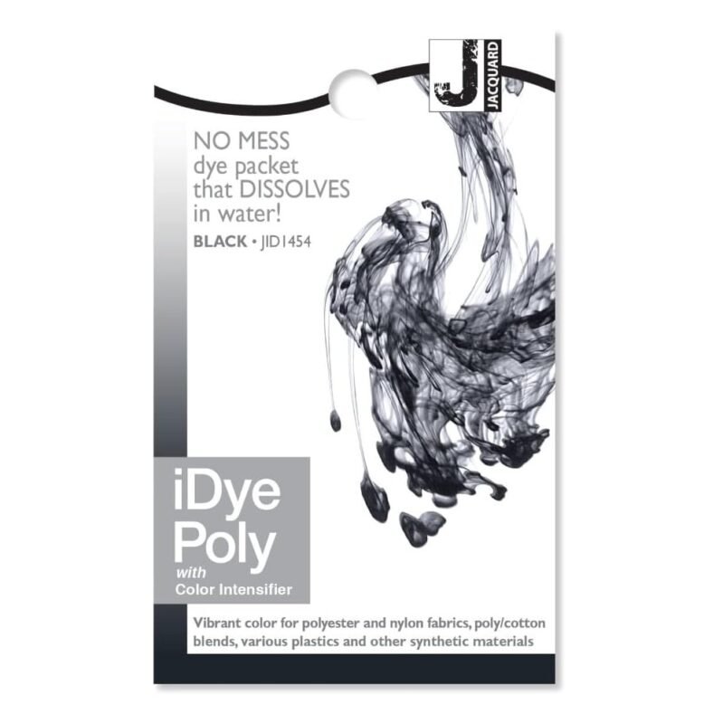 iDyePoly Sintetinių audinių dažai, 14 g. Juoda sp.