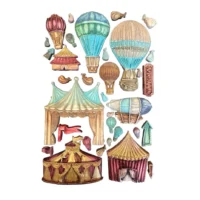 Forma silikoninė - Circus and Air Balloons - A5
