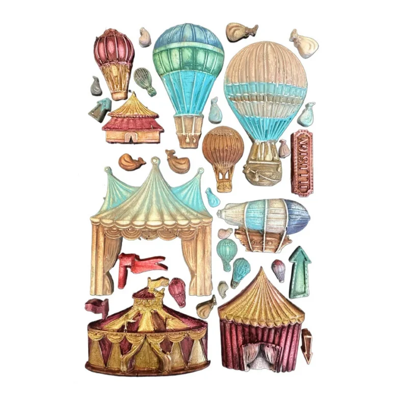 Forma silikoninė - Circus and Air Balloons - A5