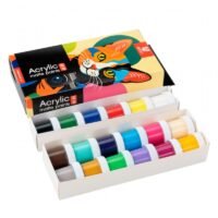 Akriliniai dažai Arteo matiniai 10ml x18sp.