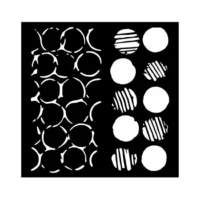Trafaretas Stamperia MixMediaArt 18x18cm - Dots