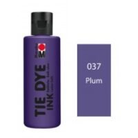 Batikos dažai Marabu Tie Dye Ink 80ml 037 Tamsios violetinės sp.