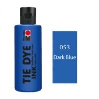Batikos dažai Marabu Tie Dye Ink 80ml 053 Tamsios mėlynos sp.