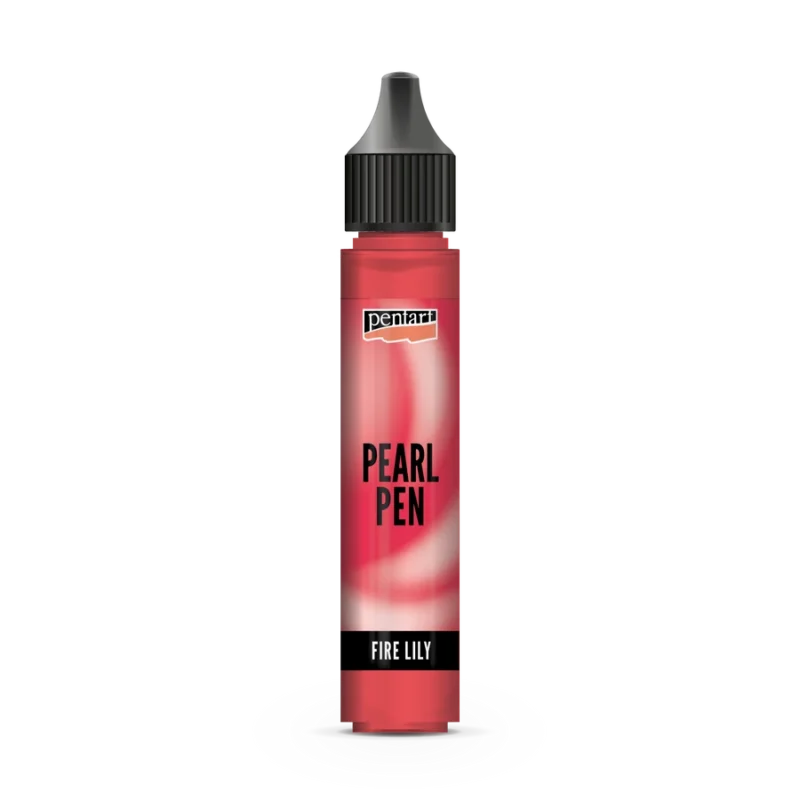 Skysti perlai Pentart 30ml, ugnies sp.