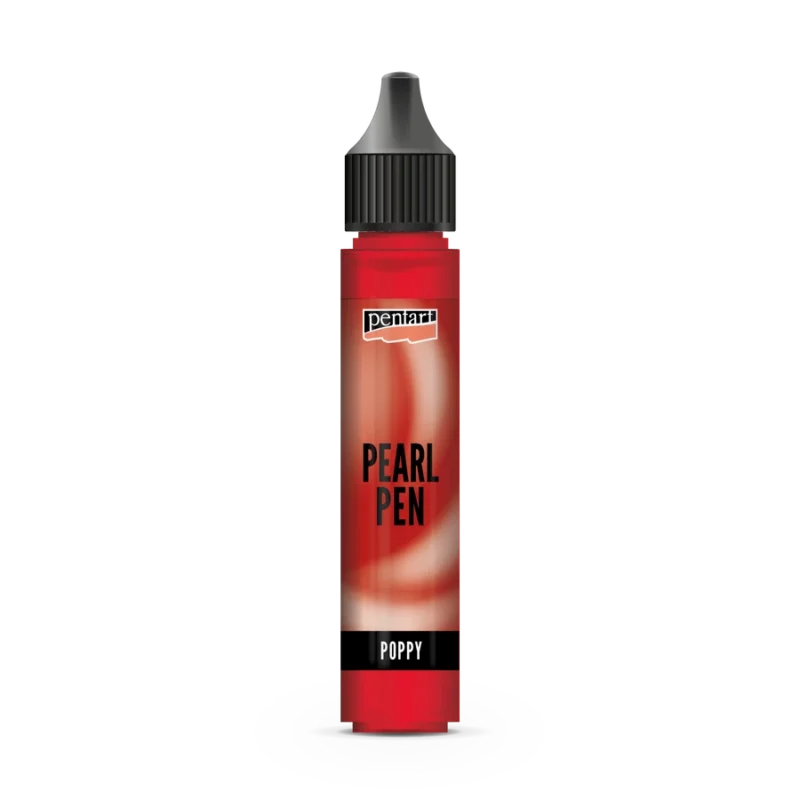 Skysti perlai Pentart 30ml, aguonos sp.