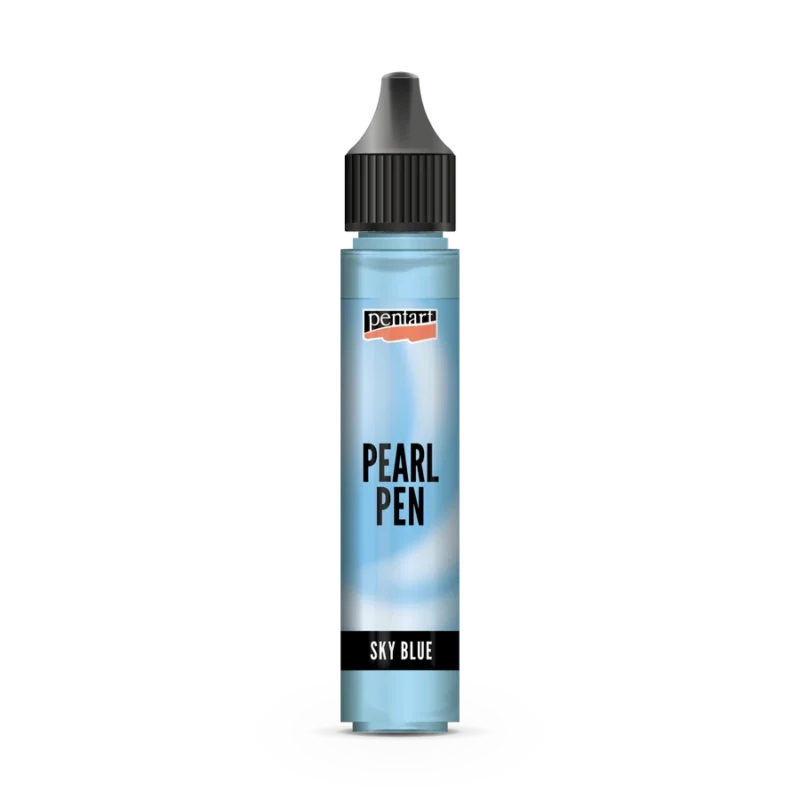 Skysti perlai Pentart 30ml, mėlyna dangaus sp.