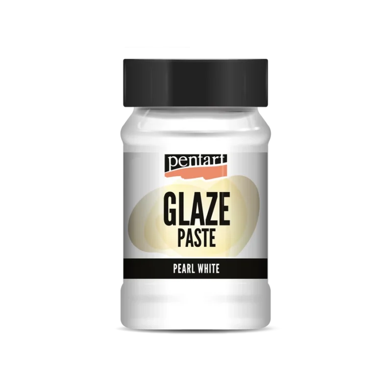 Pasta Glaze 100 ml. perlamutrinė balta sp.