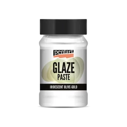 Pasta Glaze 100ml. vaivorykštinė alyvyogių ir aukso sp.