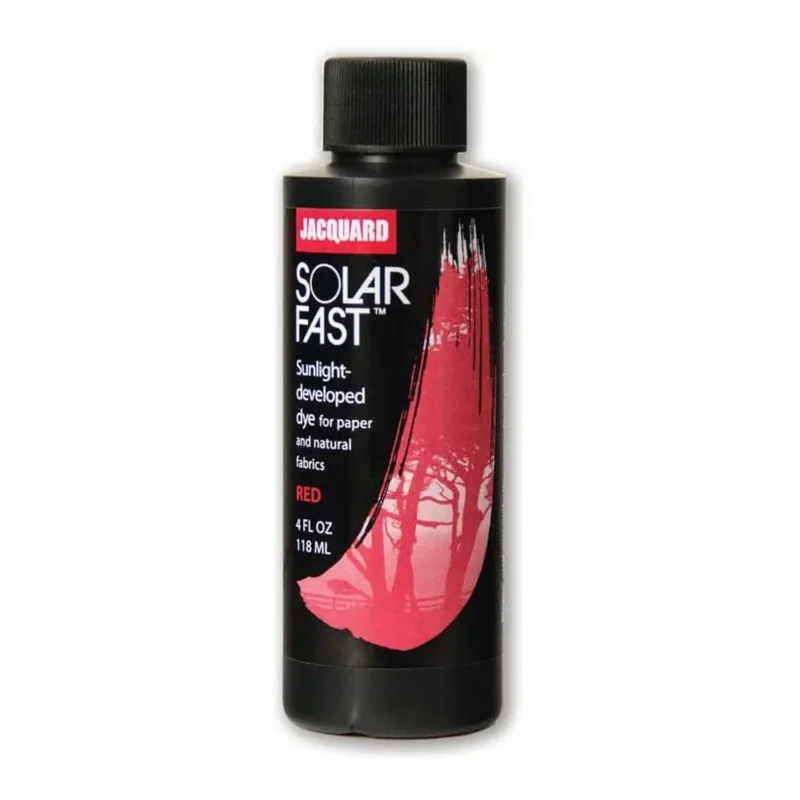 Jacquard Solarfast šviesai jautrūs dažai 118ml - Red