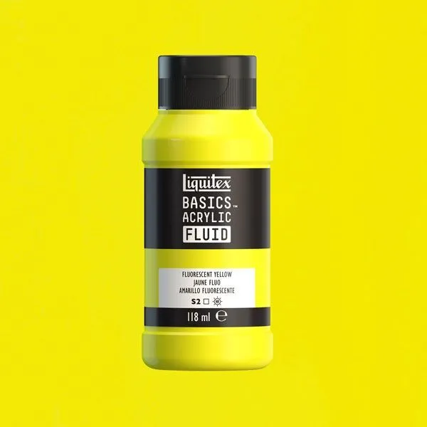 Liquitex Basics Fluid 981- fluorescent yellow