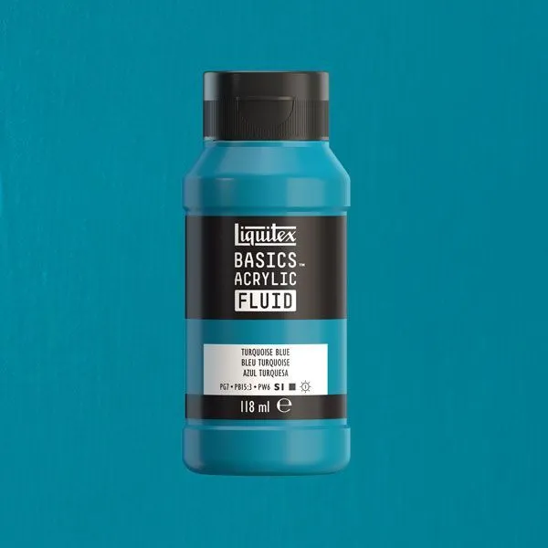 Liquitex Basics Fluid 046 - turquoise blue