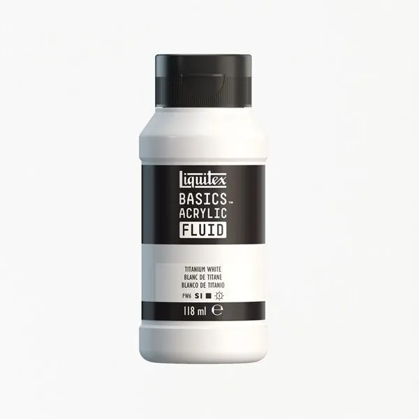 Liquitex Basics Fluid 432 - titanium white