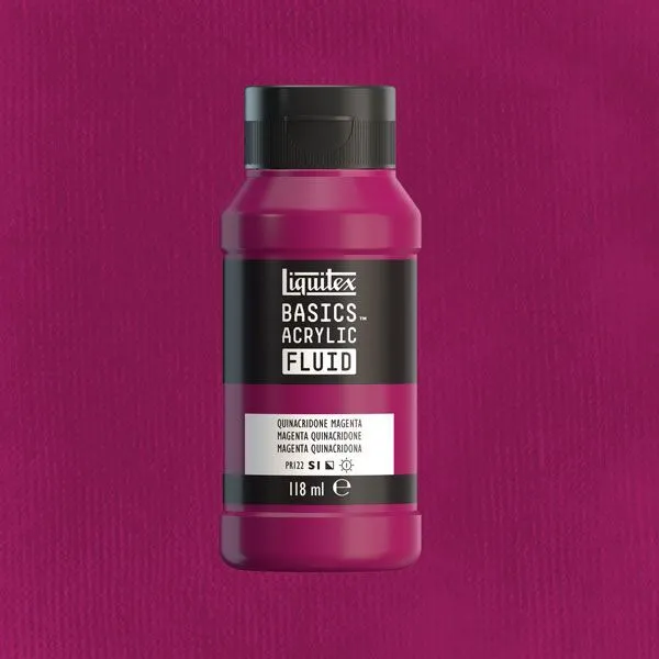 Liquitex Basics Fluid 114 - quinacridone magenta