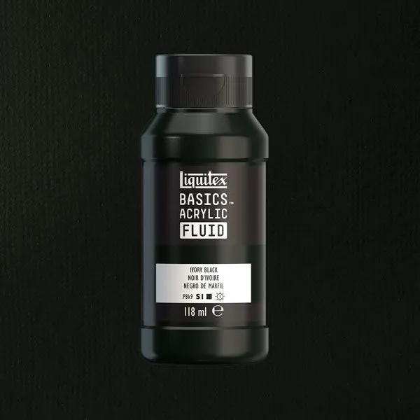 Liquitex Basics Fluid 244 - ivory black