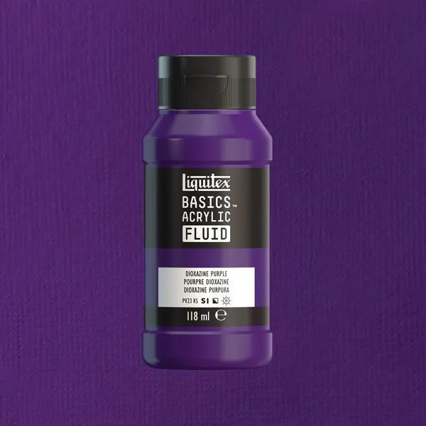 Liquitex Basics Fluid 186 - dioxazine purple