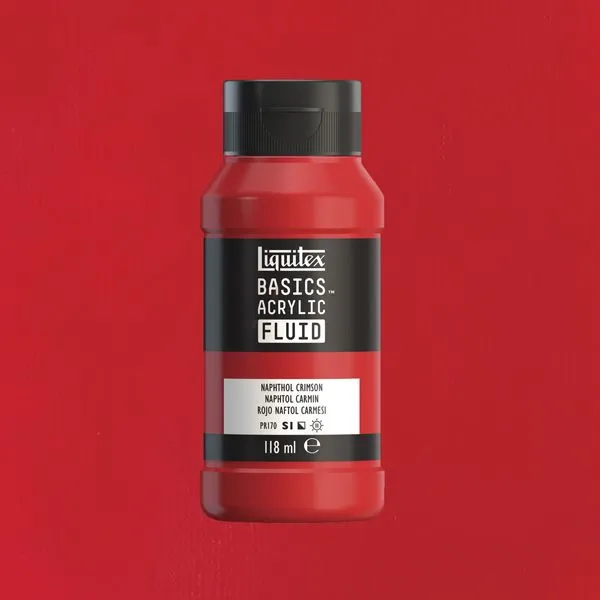 Liquitex Basics Fluid  292 - naphtol crimson