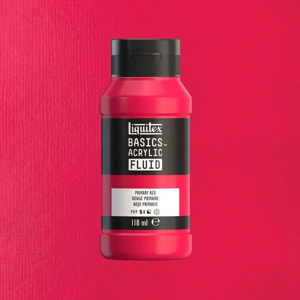 Liquitex Basics Fluid  415 - primary red