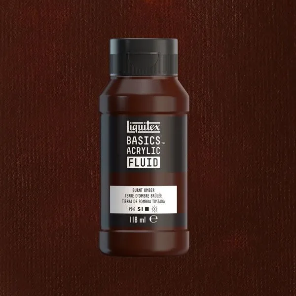 Liquitex Basics Fluid 128 - burnt umber