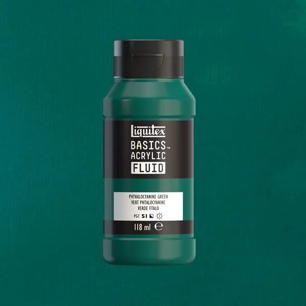 Liquitex Basics Fluid 317 - phathalocyanine green