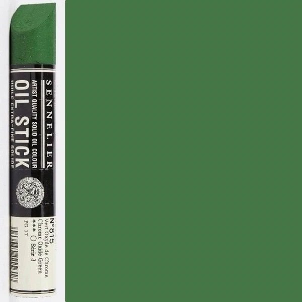 Aliejinių dažų lazdelė Sennelier 38ml 815 chrom oxide green