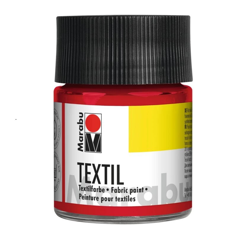Marabu dažai tekstilei 50ml - 031 Cherry red