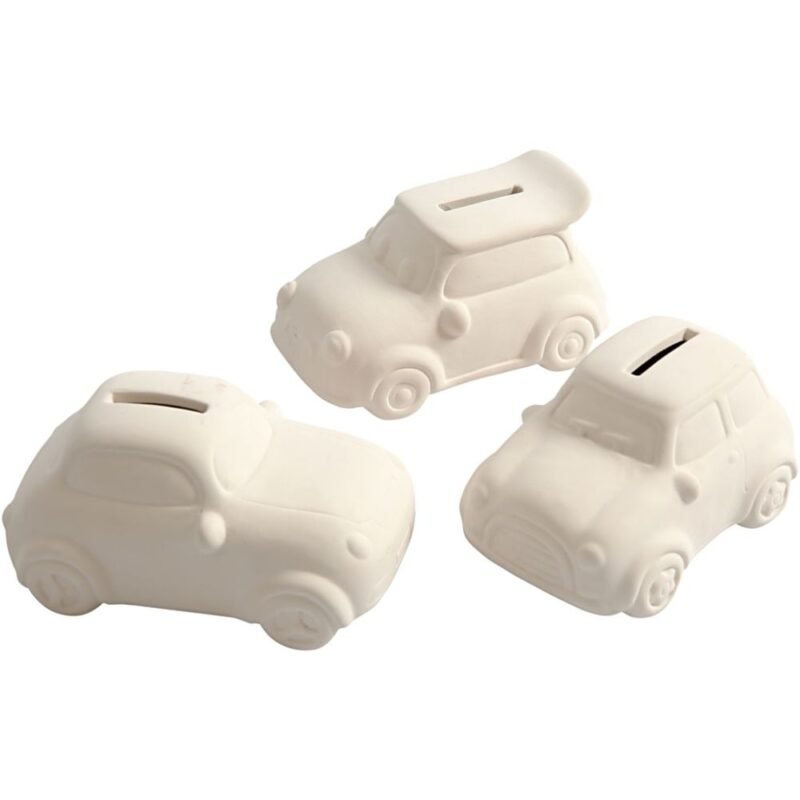 Keramikinių taupyklių rinkinys - Automobiliai - 12vnt