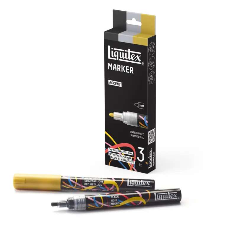 Žymeklių rinkinys Liquitex 2mm - 3vnt Accent