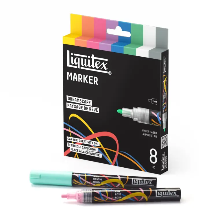 Žymeklių rinkinys Liquitex 2mm - 8vnt Dreamscape