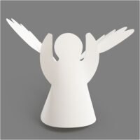 Popieriaus angelų rinkinys H-10,5cm 150vnt