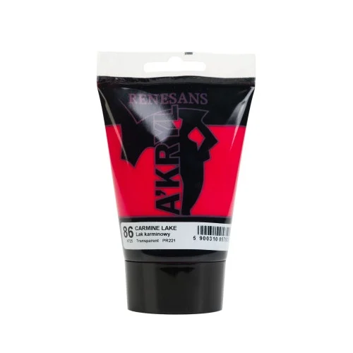 Akriliniai dažai Renesans A'KRYL 100ml carmine lake