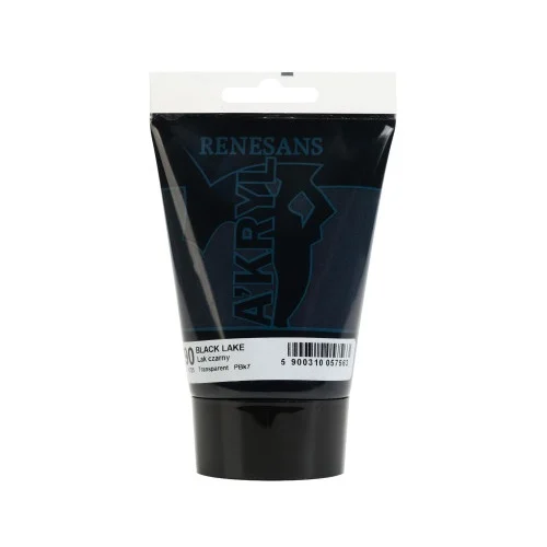 Akriliniai dažai Renesans A'KRYL 100ml black lake