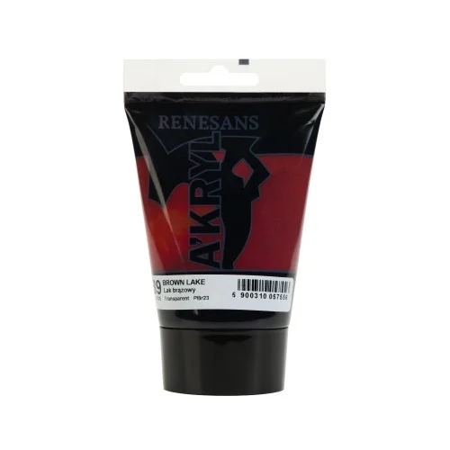 Akriliniai dažai Renesans A'KRYL 100ml brown lake